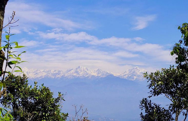 view from Dhulikhel