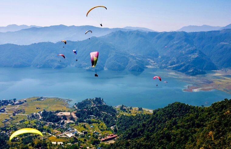 Paragliding in Pokhara - Nepal